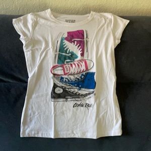 Cute Converse tshirt  for girls size 10/12